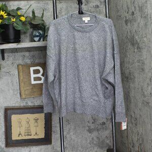 NEW State Of Day Indulge Rest Sweater Pewter Lounge 100188601MS Pewter Gray L